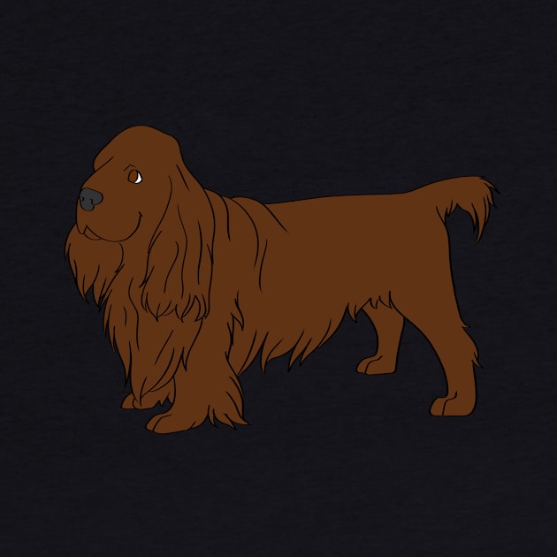 sussex spaniel by Adastumae